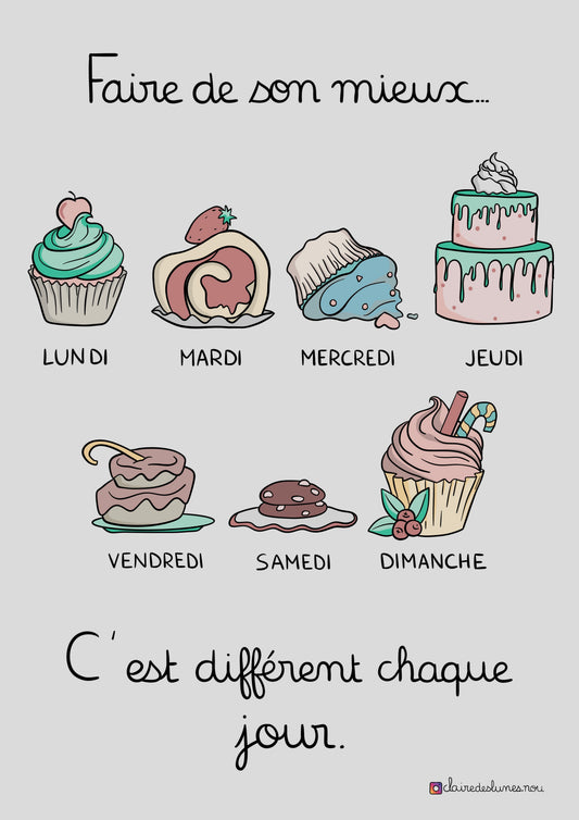 Faire de son mieux…