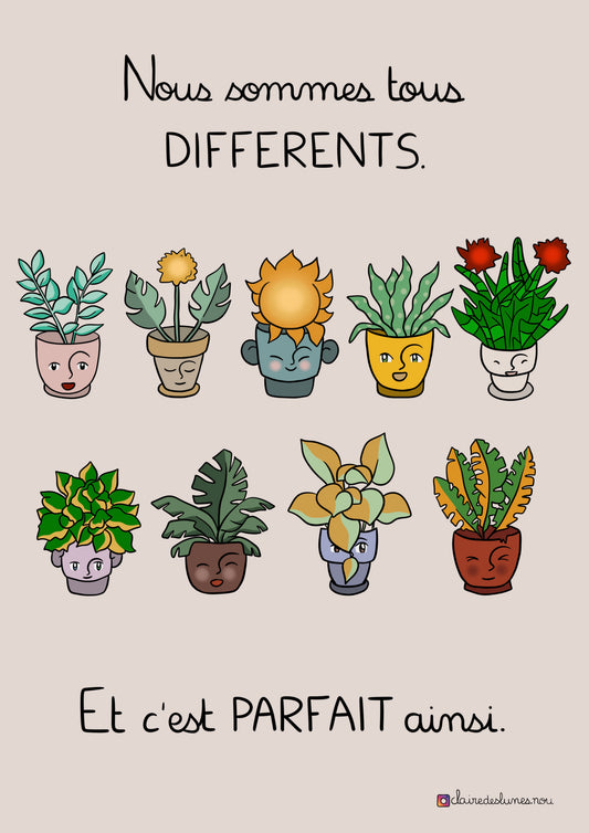 Tous différents